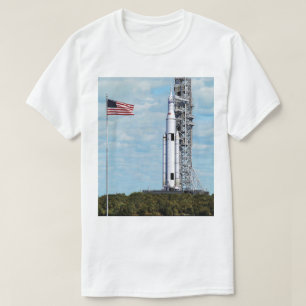 T-shirt NASA SLS Sistema de Lançamento Espacial Foguete na