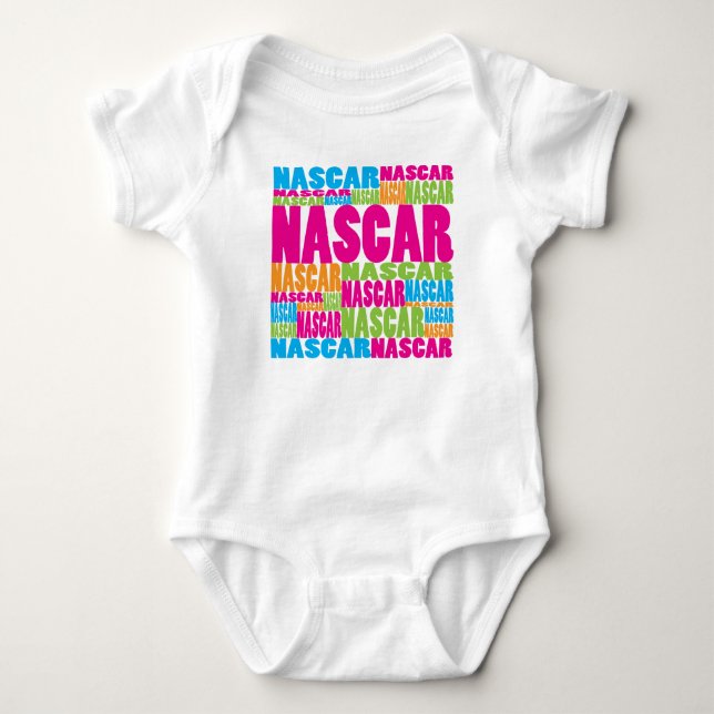 T-shirt NASCAR colorido (Frente)