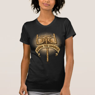 T-shirt Nascer a dançar (leopardo)