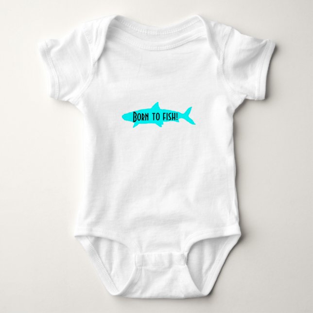 T-shirt Nascer de peixe de bife! (Frente)