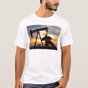 T-shirt Nascer do sol de Jack da bomba de poço de petróleo