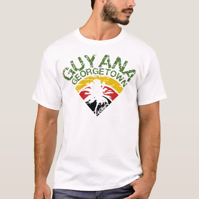T-shirt Nascer do sol Guyana (Frente)