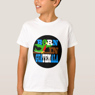 T-shirt nascer na guatemala - redonda
