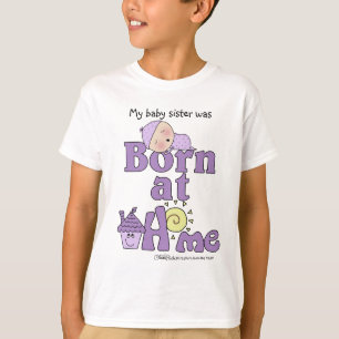 T-shirt Nascer Na Menina Dormindo Em Casa