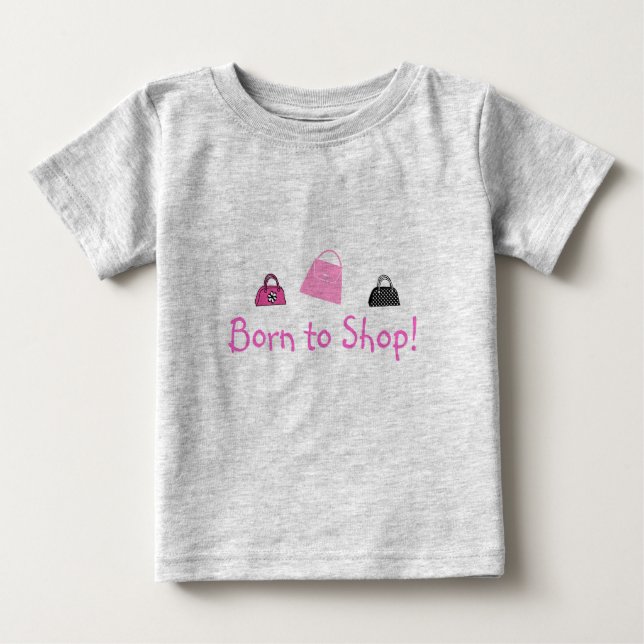 T-shirt Nascer para Comprar - Bebê ou Tee (Frente)