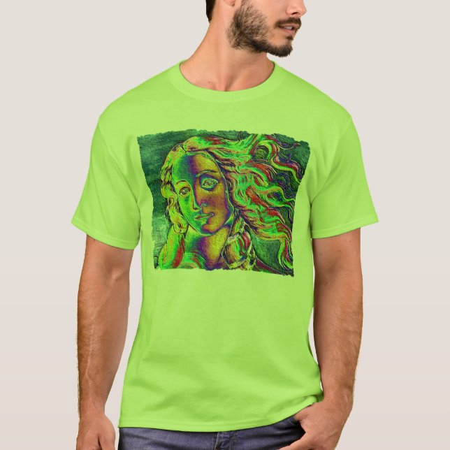 T-shirt Nascimento da borda áspera de Venus (Frente)