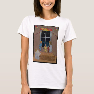 T-shirt Natal de espera do pai