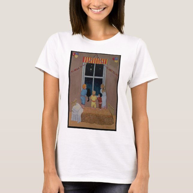 T-shirt Natal de espera do pai (Frente)