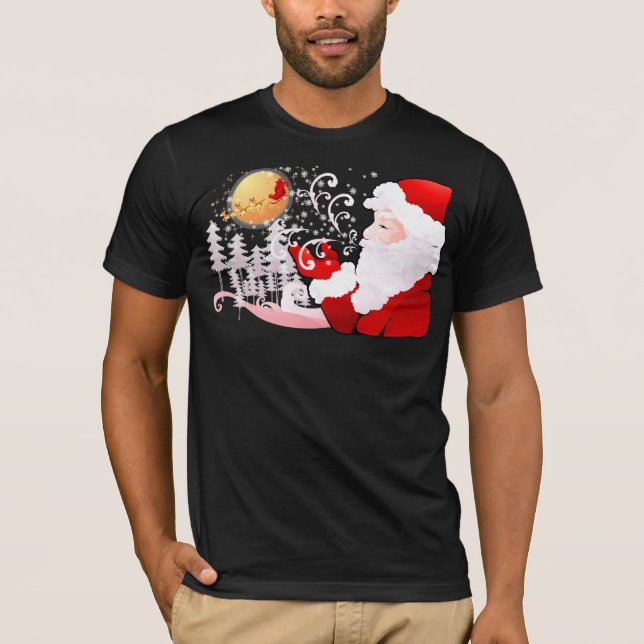 T-shirt Natal de Papai Noel (Frente)
