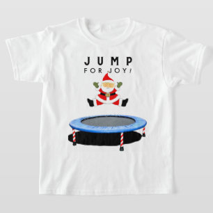 T-shirt Natal de trampolim