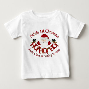 T-shirt Natal dos bebês ø