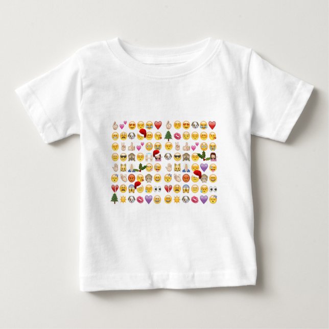T-shirt natal emojis (Frente)