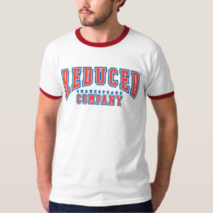T-shirt Natal final reduzido da empresa de shakespeare