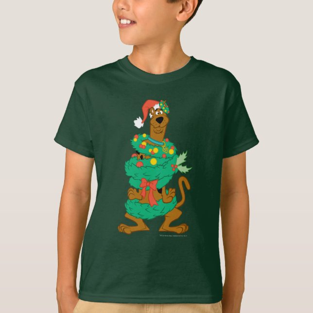 T-shirt Natal Scooby (Frente)