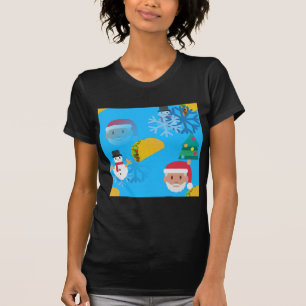 T-shirt natal taco emoji