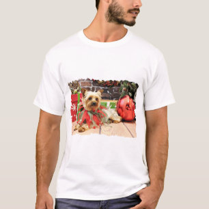 T-shirt Natal - Yorkie - Kinsey