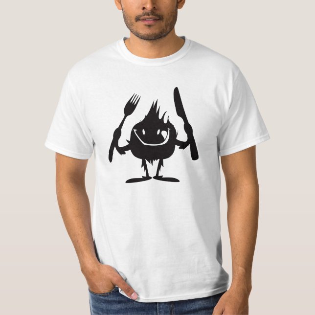 T-shirt nativo com fome (Frente)