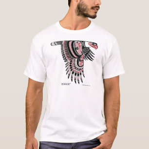 T-shirt Nativo noroeste Eagle da costa