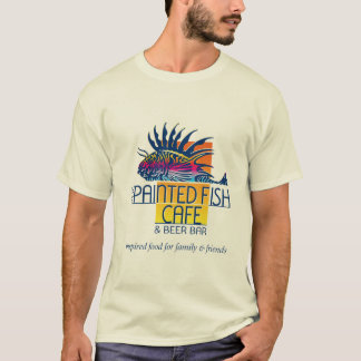 T-shirt natural básico com logotipo de PFC