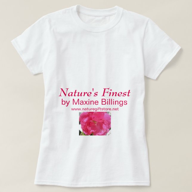 T-SHIRT (natureza a mais fina por faturamentos de (Frente do Design)