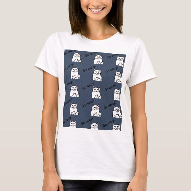 T-shirt Naughty Cat (Frente)