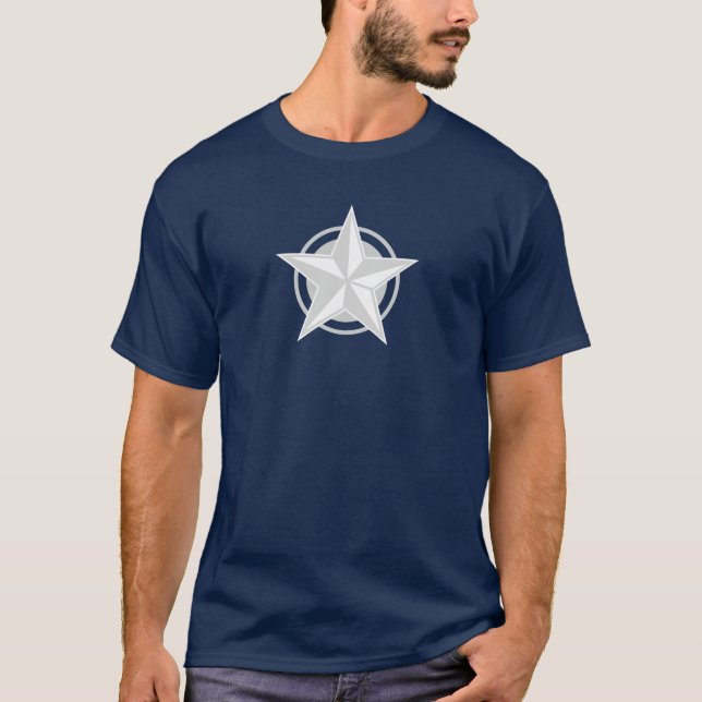T-shirt náutico dos homens da estrela (Frente)