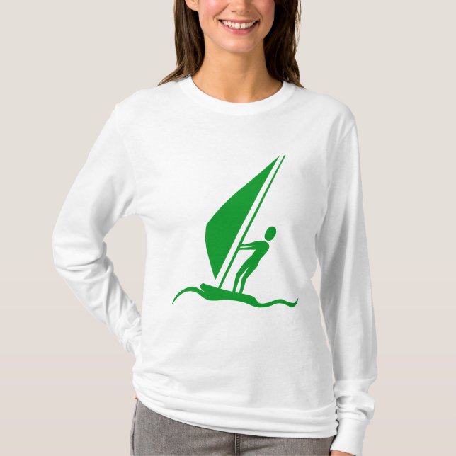 T-shirt Navegação - Grass Green (Frente)