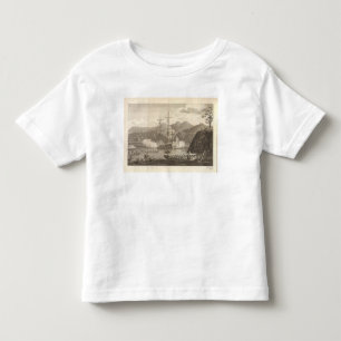 T-shirt Navios de Ingleses que ateiam fogo em Tahiti