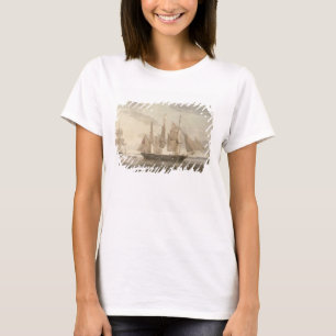 T-shirt Navios no porto, 1805 (óleo em canvas)