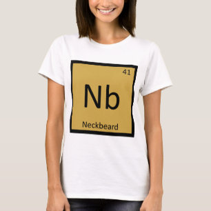 T-shirt Nb - Tabela Periódica de Química Meme do Careca de