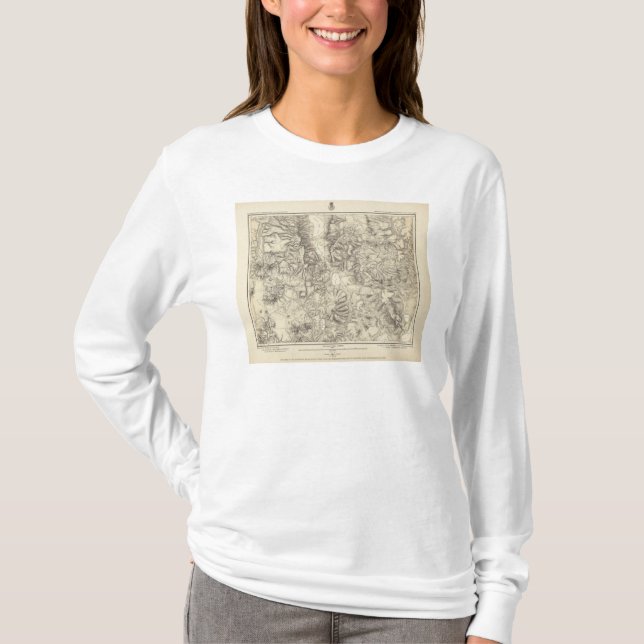 T-shirt NE Califórnia e nanowatt Nevada 2 (Frente)