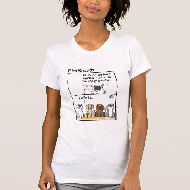 T-shirt Necessidades especiais (Frente)