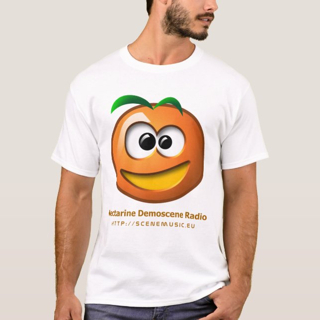T-shirt Nectarine Demoscene Radio (Frente)