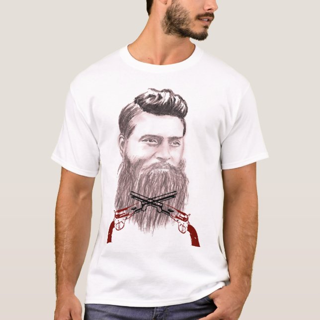 t-shirt ned de Kelly (Frente)
