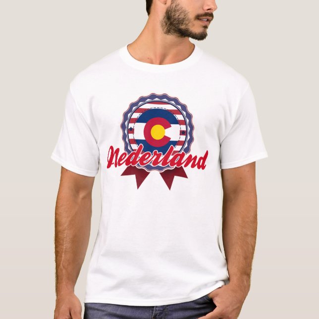 T-shirt Nederland, CO (Frente)