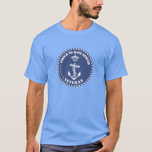 T-shirt Nederlandse Koninklijke Marine Veteraan (Frente)