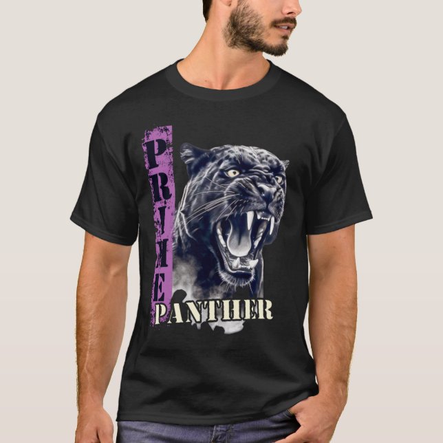 t-shirt Negra Panther (Frente)