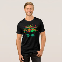 T-Shirt Negra Personalizada de Aniversário