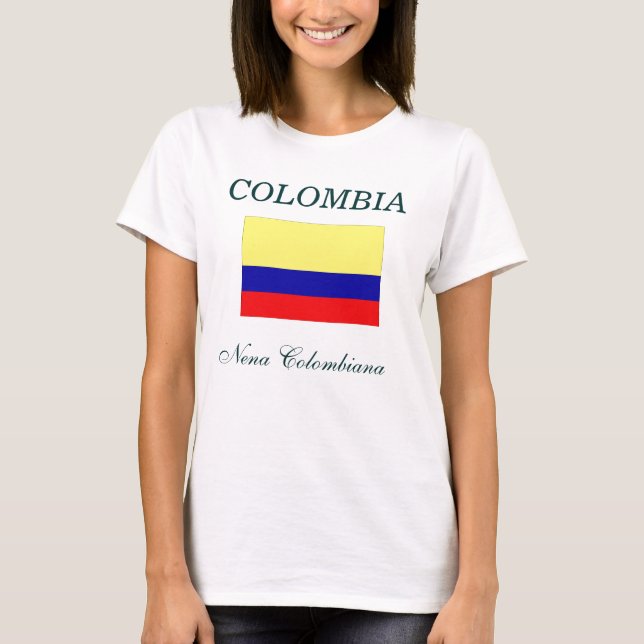 T-shirt Nena Colombiana (Frente)
