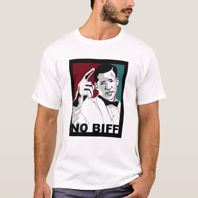 T-shirt nenhum biff (Frente)