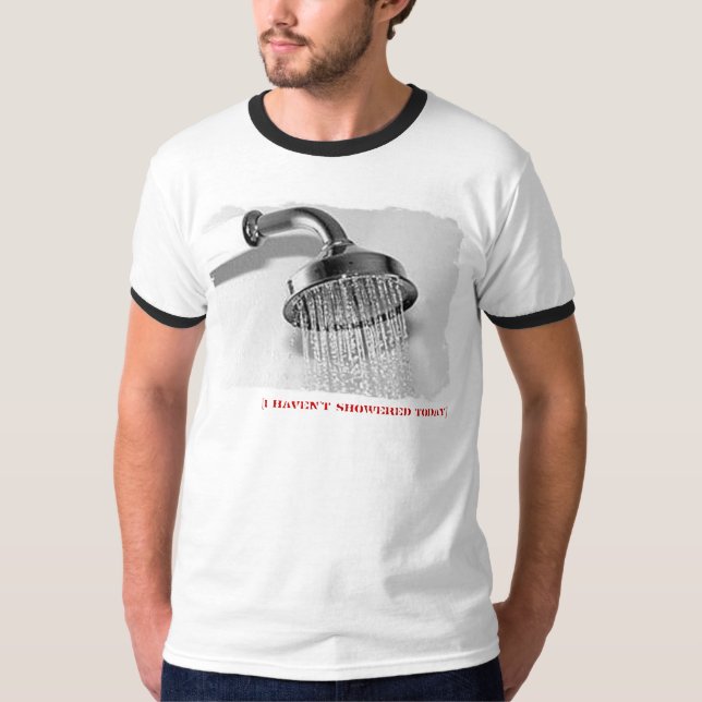 T-shirt nenhum chá hoje (Frente)