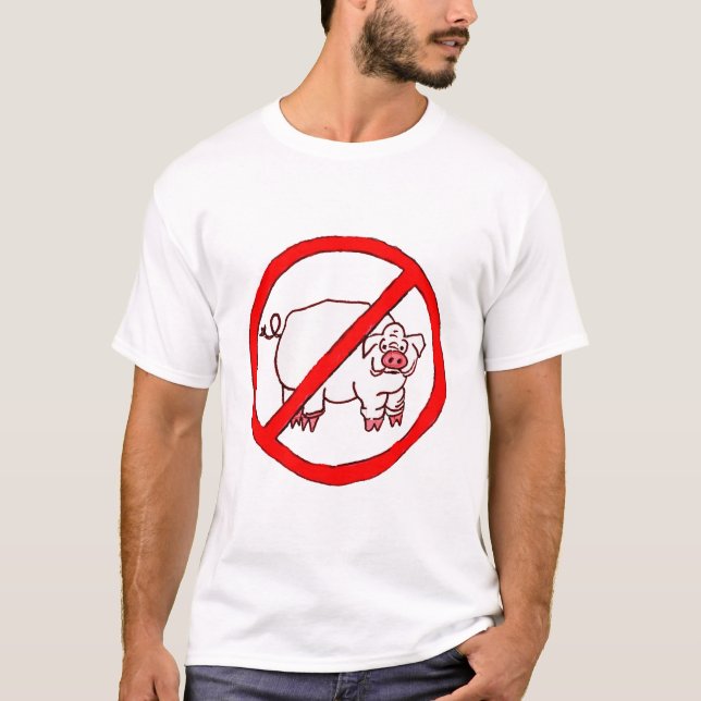 T-shirt Nenhum círculo dos porcos (Frente)