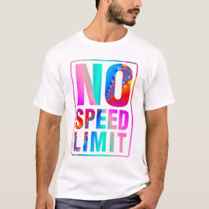 T-shirt Nenhum limite de velocidade (11) com arte do