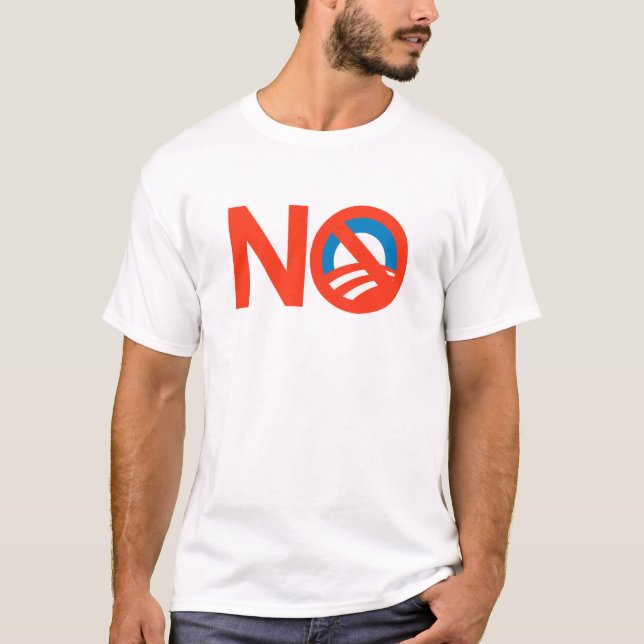T-shirt NENHUM Obama (Frente)