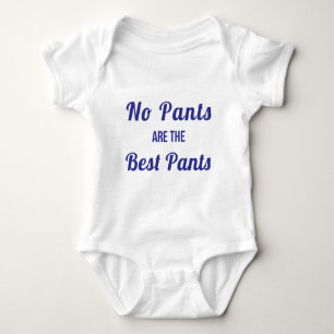 T-shirt Nenhuma calça é o melhor marinho das calças