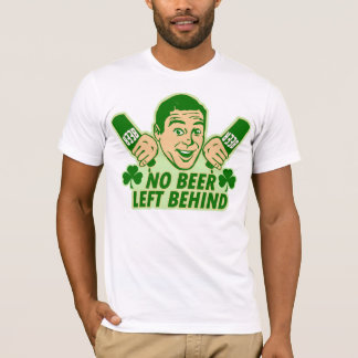 T-shirt Nenhuma cerveja deixada atrás