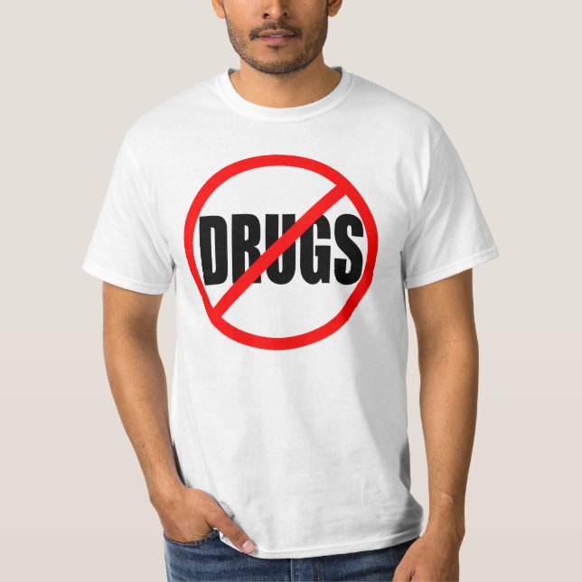 T-SHIRT "NENHUMA DROGA " (Frente)