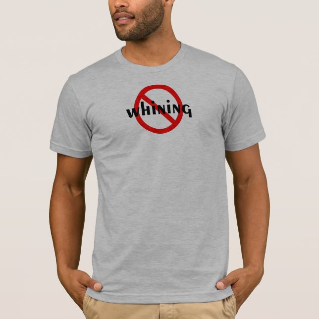 T-shirt Nenhuma lamentação (Frente)