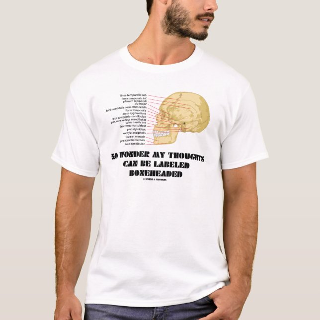 T-shirt Nenhuma maravilha meus pensamentos pode ser (Frente)