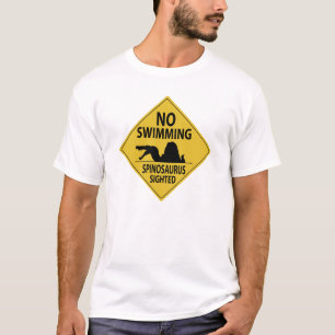 T-shirt Nenhuma natação - Spinosaurus observado